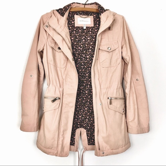BCBGeneration Blush Pink Utility Jacket - Picture 3 of 8